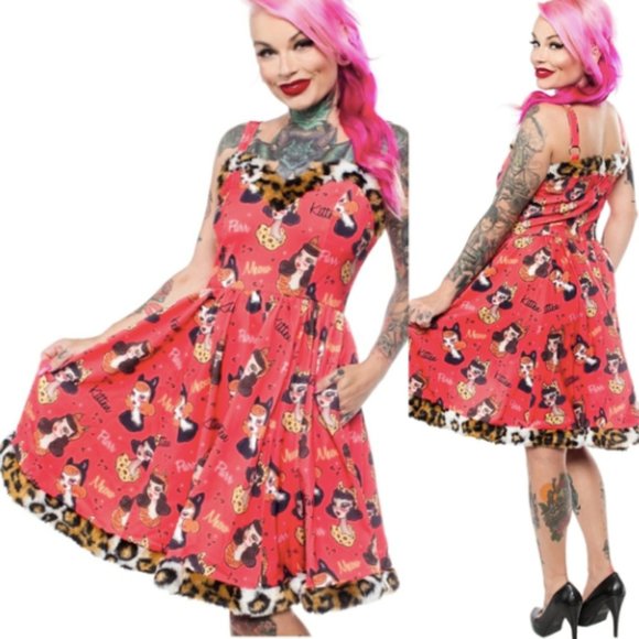 sourpuss Dresses & Skirts - Sourpuss Vintage Vixens swing dress